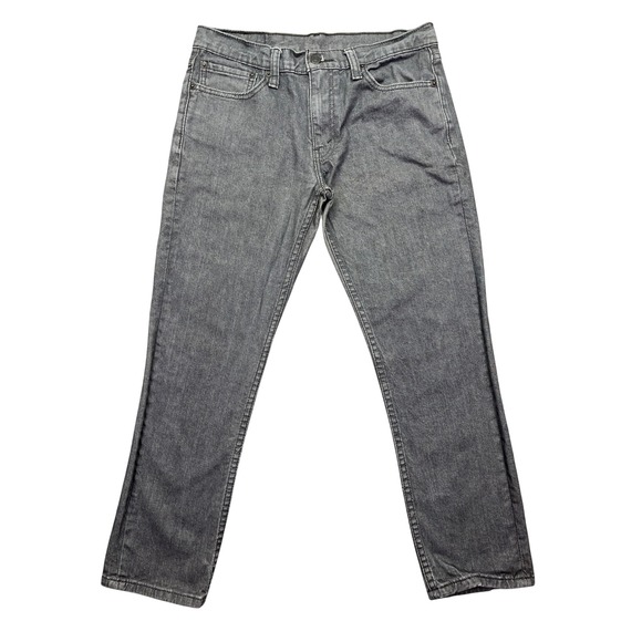 Levi's 511 Gray‎ Denim Jeans Slim Fit Sz 33 Fits 31" Retro Western Grunge Y2K - Picture 1 of 12